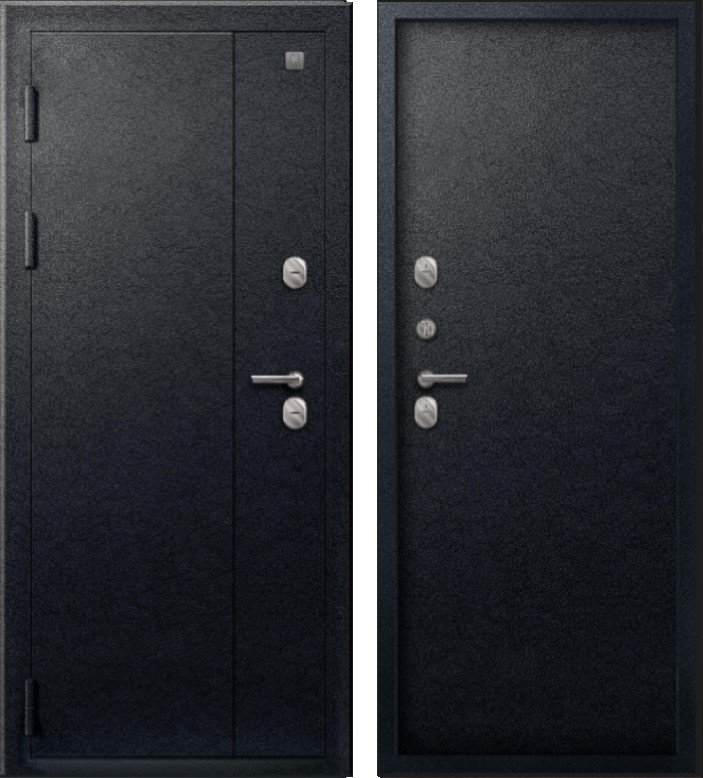 Дверь Термо-111 Черный муар - Черный муар DIS007367