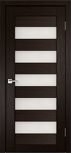 Товар Межкомнатная дверь Легенда X-4 тон Венге Остекление Сатинат белое