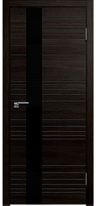 Товар Межкомнатная дверь Легенда Новелла 1 Венге,стекло черное Венге Стекло Лакобель черное